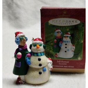 Hallmark Keepsake Maxine Self-Portrait Ornament Christmas‎ Tree Decoration